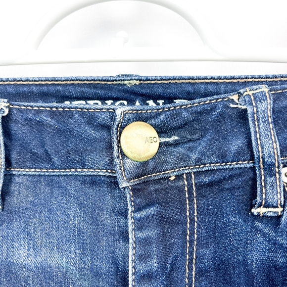 American Eagle Super Stretch Skinny Blue Jeans - Picture 4 of 13